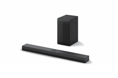 Barre de son LG S70TY Dolby Atmos 3.1.1 ch Noir + Caisson de basse sans-fil D&eacute;di&eacute;e TV LG QNED 