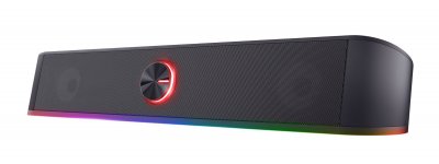 Barre de son st&eacute;r&eacute;o avec &eacute;clairage RVB Trust GXT 619 Thorne Noir 