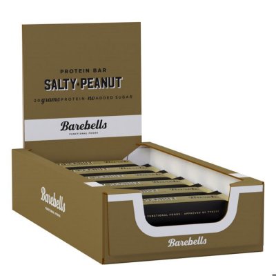 BAREBELLS Barre &eacute;nerg&eacute;tique et prot&eacute;in&eacute;e  Bars Salty Peanut