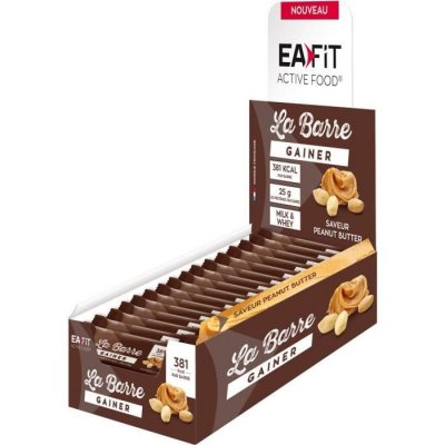 EA FIT Barre gainer  x16 Beurre de cacahu&egrave;te