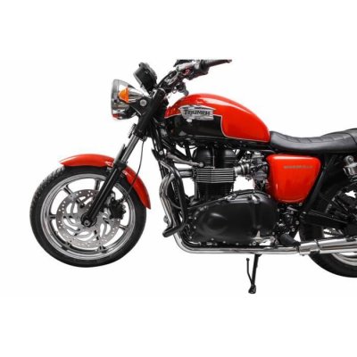SW MOTECH Barres de protection lat&eacute;rale SW-MOTECH noir Triumph Thruxton, Bonnev