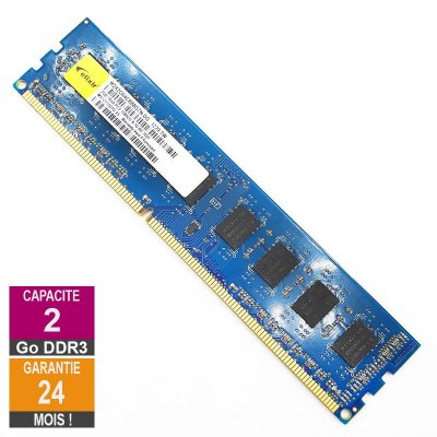 ELIXIR Barrette M&eacute;moire 2Go RAM DDR3  M2X2G64CB88G7N-DG DIMM PC3-12800U 1Rx8 