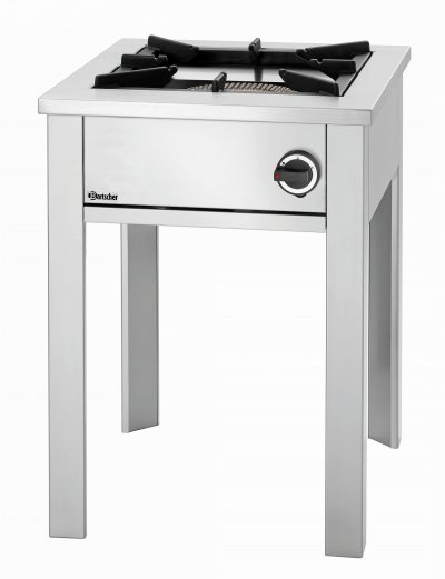 BARTSCHER  R&eacute;chaud &agrave; Gaz sur Pieds Professionnel - 1 Feu 28 cm