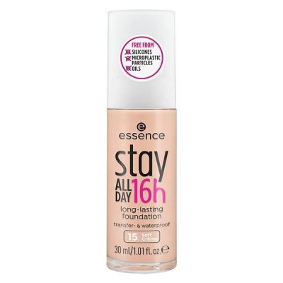 ESSENCE Base de maquillaje de larga duraci&oacute;n estancia TODO EL D&Iacute;A 16h 15 30 ML
