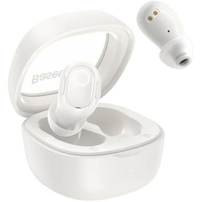 BASEUS  Bowie WM02 Casque True Wireless Stereo (TWS) Ecouteurs Appels/Musique Bluetooth Blanc