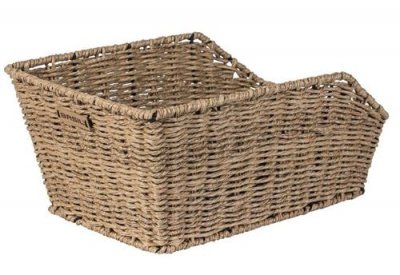 BASIL  Centro - Panier de v&eacute;lo - Rattan-Look beige