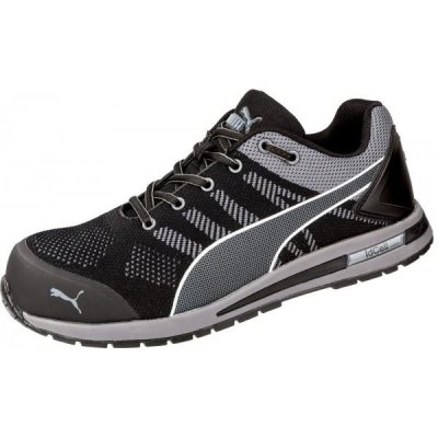 PUMA Baskets de s&eacute;curit&eacute; S1P ESD HRO SRC Elevate Knit Black  noires