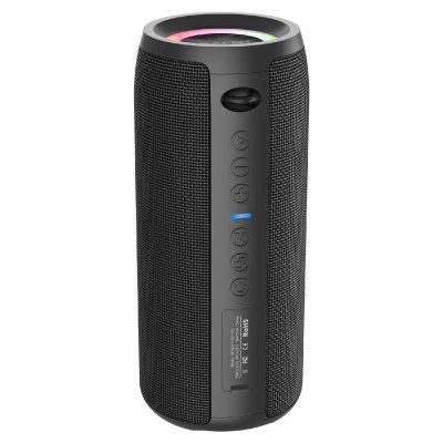 YONIS Basses Puissantes - Enceinte sans fil Bluetooth autonomie 3 h - Noir