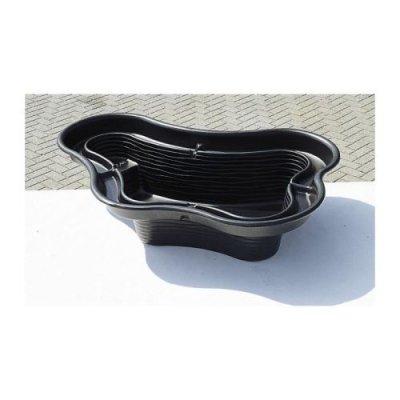 UBBINK Bassin de jardin pr&eacute;form&eacute; en poly&eacute;thyl&egrave;ne Calmus SII 220 L 