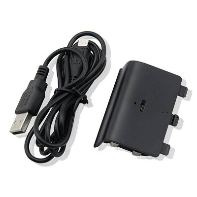 STRASSE GAME Batterie 2400 mah + C&acirc;ble chargeur USB pour Manette sans fil Xbox One - Genca-030 -
