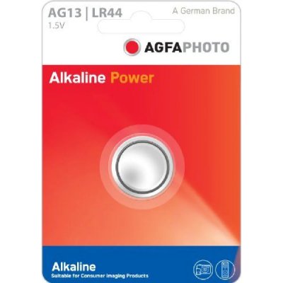 AGFAPHOTO Batterie Alkaline Lr44/ag13 1.5v Blister (1-pack) 150-803470