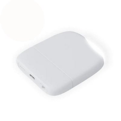 XOOPAR Batterie Externe 5000 mAh - Lumi&egrave;re Tactile Int&eacute;gr&eacute;e - Blanc