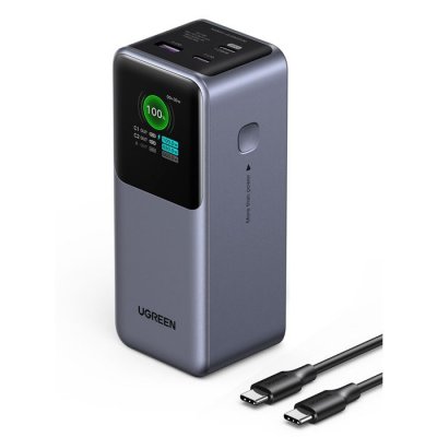 UGREEN Batterie externe -  - 20000mAh - 130W - USB-C - Gris anodis&eacute;