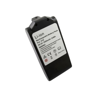AVIZAR Batterie Li-ion 25.2V pour Aspirateur Compatible Dyson V10 2.5A 63W Noir
