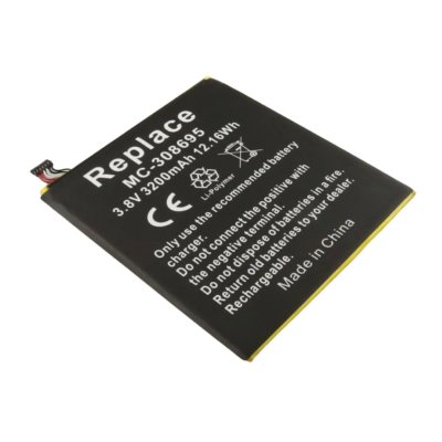 AVIZAR Batterie pour Tablette Amazon Fire 7 Li-ion 3.8V 3200mAh 12.2Wh R&eacute;f MC-308695 Noir