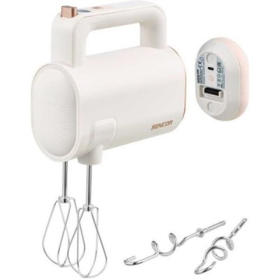 SENCOR Batteur &agrave; main -  - SHM 9130WH - 8 vitesses - Sans fil - Blanc