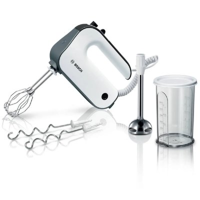 BOSCH Batteur MFQ4 850 W Blanc, Dark silver - MFQ49700