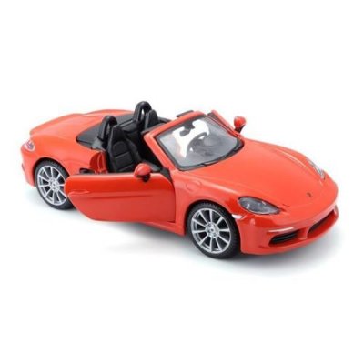 BBURAGO  Voiture Porsche 718 Boxter 1/24eme - Orange 