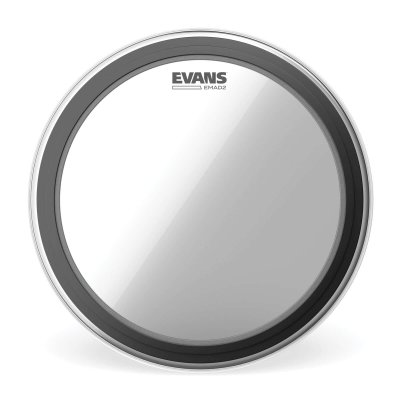 EVANS BD20EMAD2 - Peau de grosse caisse EMAD2 transparente, 20 pouces