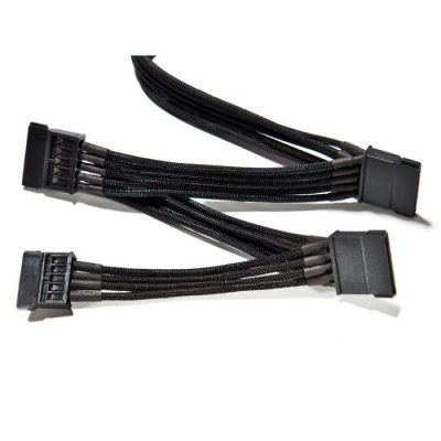 LISTAN Be Quiet BC023 C&acirc;ble d'alimentation S-ATA Noir