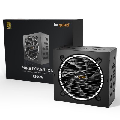 BE QUIET  Pure Power 12 M 1200W - 80 Plus Gold - Modulaire