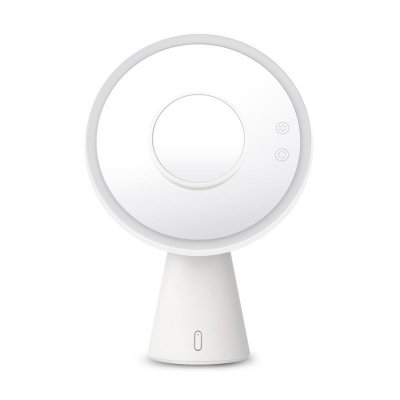 YOGHI Be white miroir 3 en 1 avec lumiere led enceinte bluetooth de 