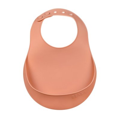  BEABA&reg; Bavoir b&eacute;b&eacute; &agrave; nouer silicone Terracotta