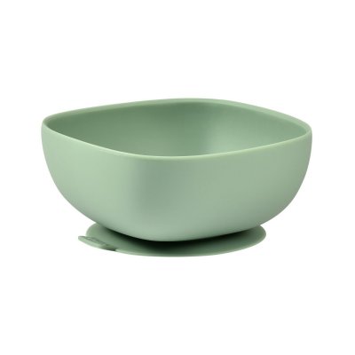 BEABA &reg; Bol enfant silicone &agrave; ventouse vert sauge