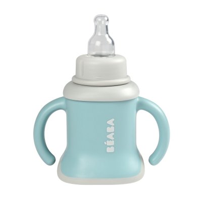 BEABA  Tasse enfant &eacute;volutive Evoluclip 3en1 4 m+ 150 ml airy green 