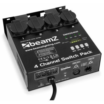 BEAMZ  - DMX004DII - Boitier de commutation DMX X512 4 canaux
