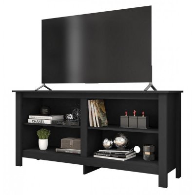 BEAUX MEUBLES PAS CHERS  - Meuble TV 65 Pouces Maxi Noir