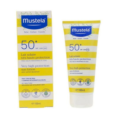MUSTELA BEB&Eacute;-NI&Ntilde;O Sol leche solar muy alta protecci&oacute;n Spf 50+ 100 ml