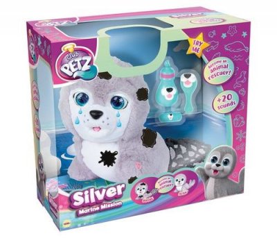 CLUB PETZ B&eacute;b&eacute; silver phoque interactif  FC-1-14763817