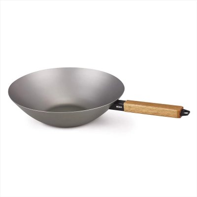 BEKA  Po&ecirc;le wok Nomad en acier carbone - 20cm