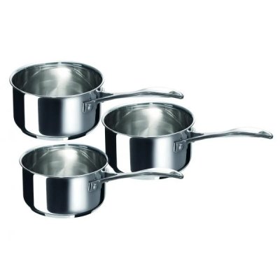 BEKA  S&eacute;rie 3 casseroles 'chef' Inox