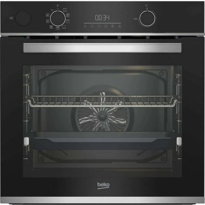 BEKO  four encastrable multifonction pyrolyse noir/inox - BBIS13300XPE