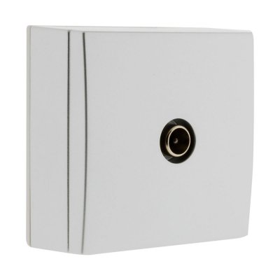 ZENITECH Bel_Vue-Prise TV &Oslash;9,52 saillie Gris - Bel'Vue
