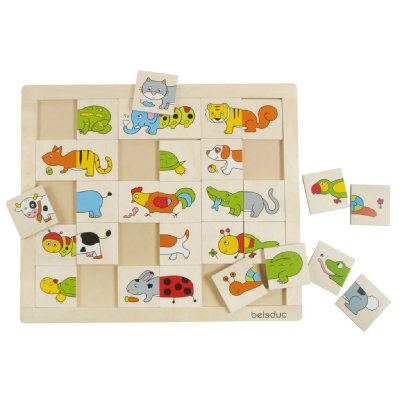 BELEDUC  Puzzle Animals Match & Mix 11006