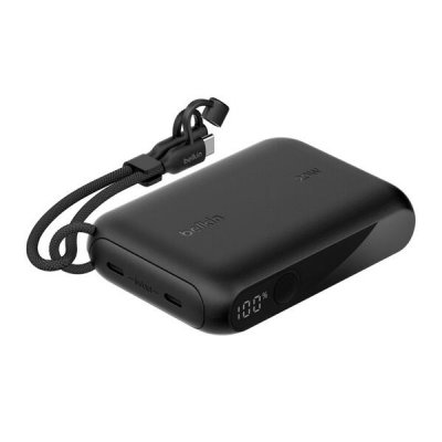 BELKIN  BoostCharge Powerbank 10K avec Ecran (Noir)