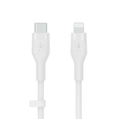 BELKIN  CAA009BT2MWH c&acirc;ble USB 2 m USB C USB C/Lightning Blanc - Neuf