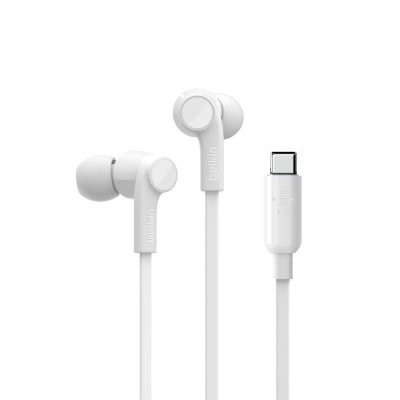 BELKIN  - chargeur - Ecouteurs connecteurUSB-C BLANC