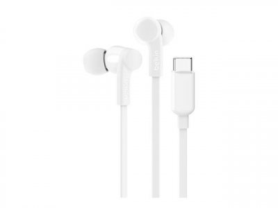 BELKIN  SoundForm Casque Avec fil Ecouteurs Musique/Quotidien USB Type-C Blanc - Neuf
