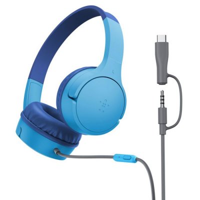 BELKIN  SoundForm Mini, Avec fil, Appels/Musique, Casque, Bleu AUD010HQBL