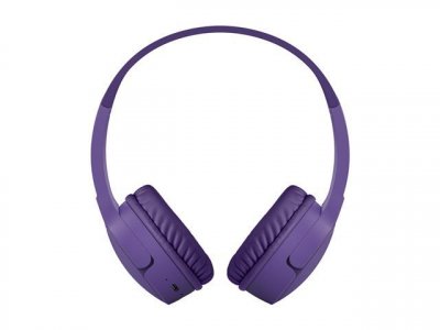  Belkin SoundForm Mini Casque Avec fil &sans fil Arceau Appels/Musique Bluetooth Violet