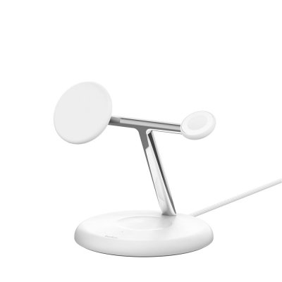 BELKIN  WIZ023VFWH, Int&eacute;rieure, USB, Recharge sans fil, Blanc