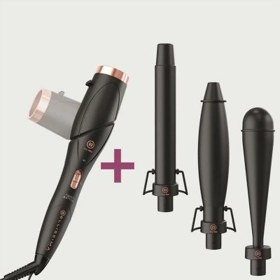 IMETEC Bellissima 11888 brosse soufflante et fer &agrave; lisser Fer &agrave; friser automatique &Agrave; chaleur Noir