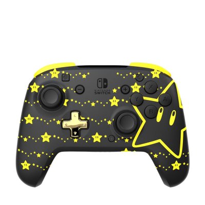 PDP BEM'S Official Wireless Deluxe Controller Glow Super Star - Nintendo