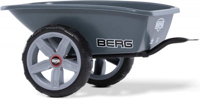 BERG  Remorque pour kart enfant &agrave; p&eacute;dales Reppy M gris