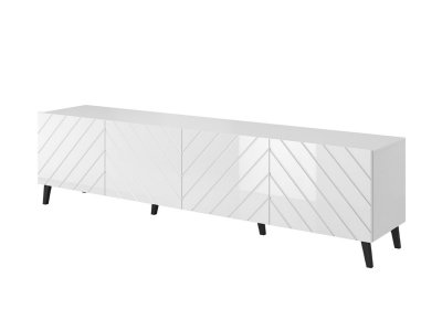 BEST MOBILIER Bestmobilier - Chloe - Meuble TV - 200 cm - Style Contemporain