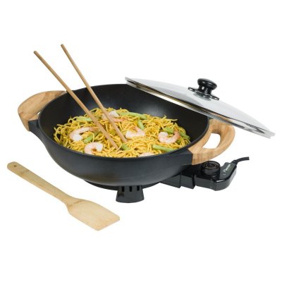 BESTRON  AEW100AS - Wok &eacute;lectrique - 5 litres - 1.5 kWatt